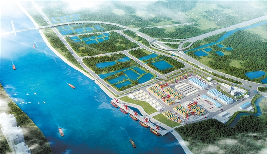 開平市三埠港搬遷項(xiàng)目效果圖。