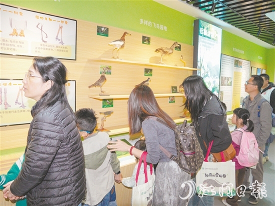 保護(hù)區(qū)宣教中心吸引不少市民前來(lái)參觀。