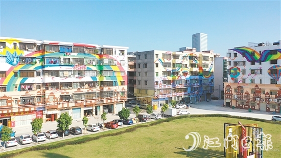 祥龍社區(qū)老舊小區(qū)改造后煥然一新。