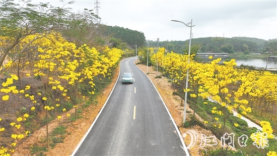 如今，縣道X552的面貌煥然一新，成為鄉(xiāng)村一道新風景。