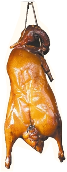 古井燒鵝皮脆肉香。