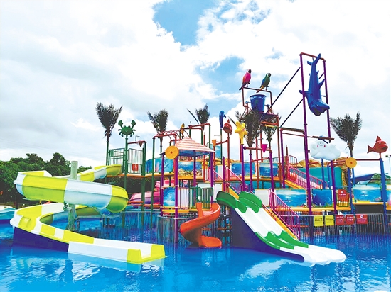 長廊生態(tài)園水上樂園。