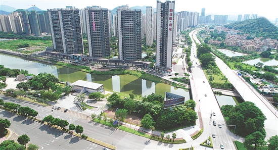 華盛路片區(qū)樓盤扎堆。