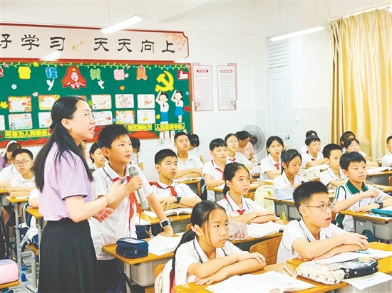 長(zhǎng)沙街道辦事處中心學(xué)校打造高效課堂。