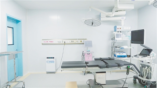 乳腺日間手術(shù)室內(nèi)部。
