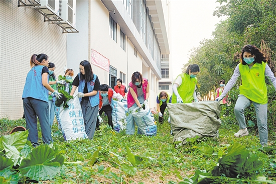 各群團(tuán)組織廣泛動(dòng)員社會(huì)力量下沉一線，參與愛國(guó)衛(wèi)生運(yùn)動(dòng)。