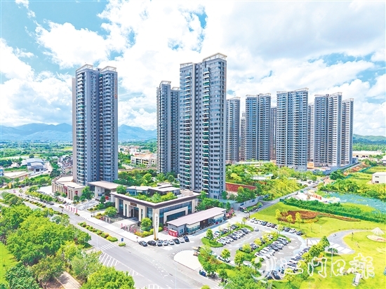 在西湖工業(yè)區(qū)“三舊”改造片區(qū)，一個現(xiàn)代化的高品質(zhì)新居住示范區(qū)正在崛起。