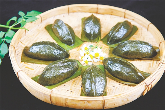 客家特色美食艾糍綠色生態(tài)、天然健康。