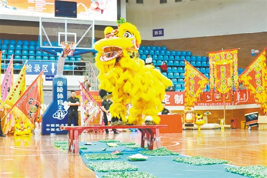 17支醒獅隊(duì)伍齊聚一堂，以獅會(huì)友，展現(xiàn)鶴山獅藝的獨(dú)特魅力。