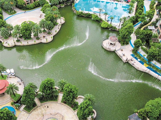 匯景灣·天珺加推的16棟可享湖景C位。