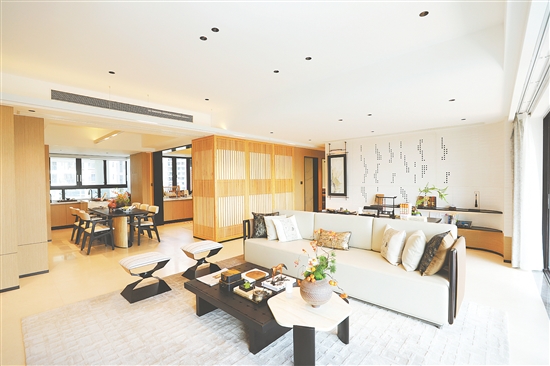 大平層擁有寬敞舒適的居住空間。