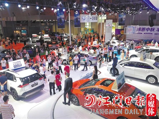 十年來(lái)，江門(mén)車(chē)展檔次越來(lái)越高。