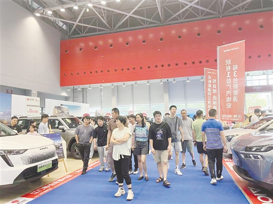 本報舉辦的大型車展歷來吸引許多市民的目光。